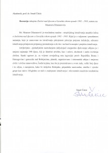 recenzija Akademik, prof. dr. Smail Čekić