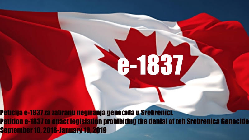 You are currently viewing Citizens of Canada to sign a petition against the denial of Srebrenica genocide in Canada