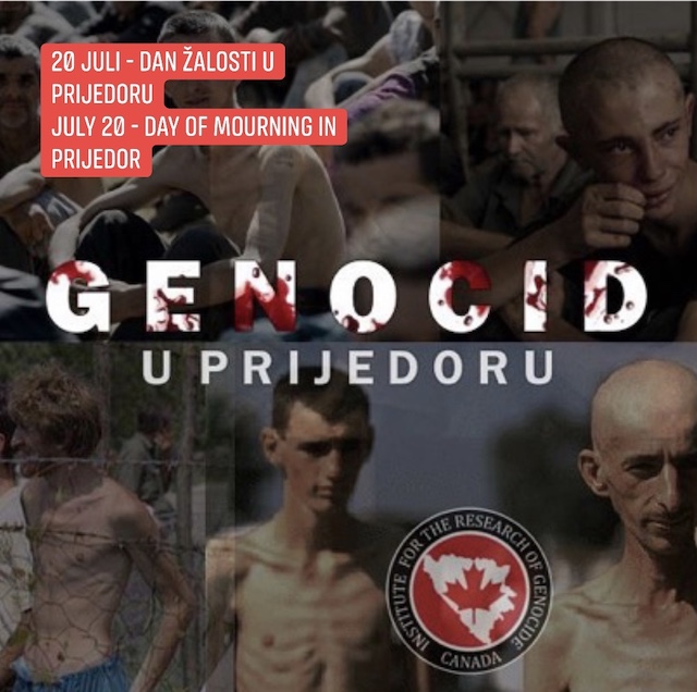 Read more about the article Proglasite 20. juli Danom žalosti za nevino ubijene žrtve genocida u Prijedoru