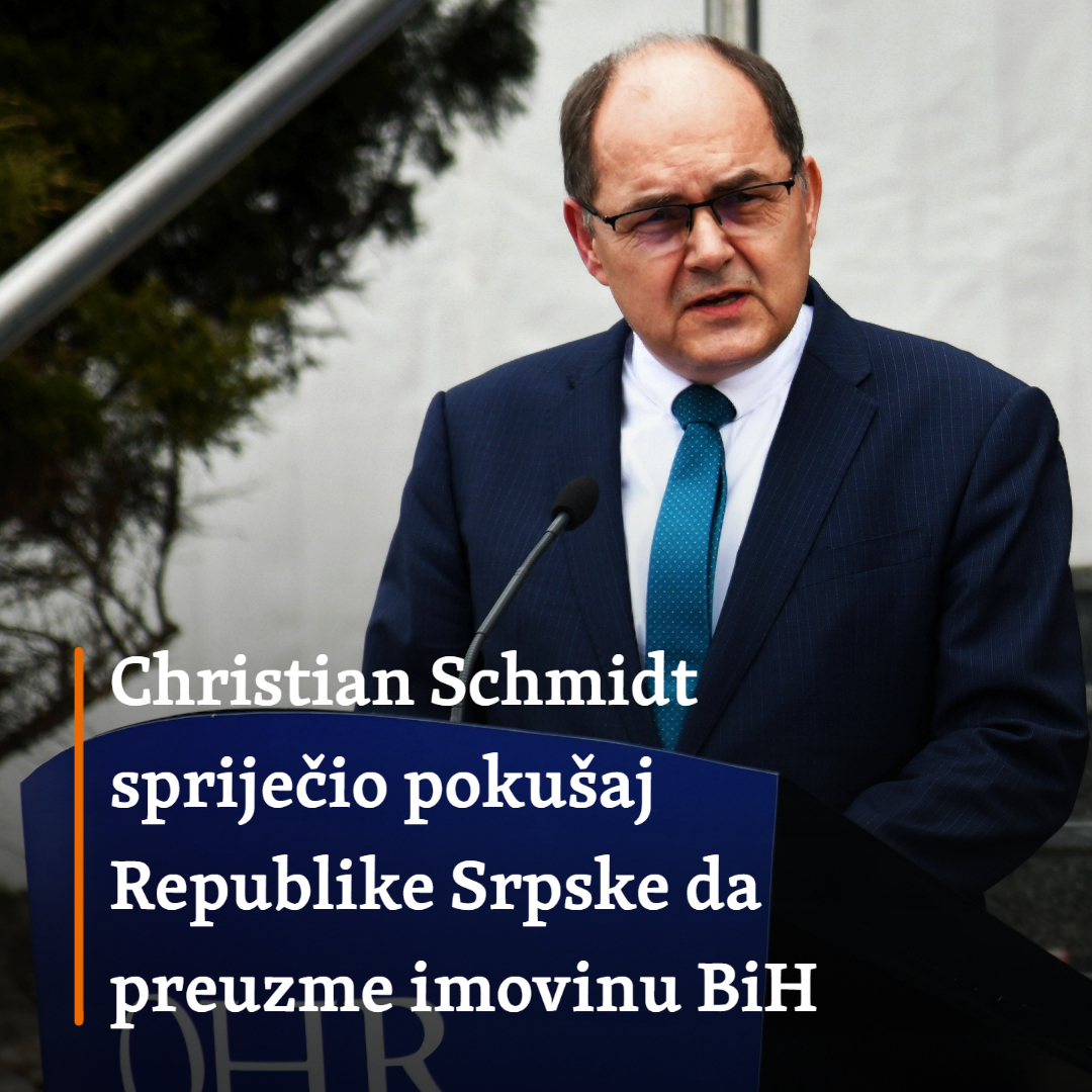 Read more about the article Schmidtova odluka važna za očuvanje i jačanje države BiH