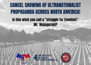 Read more about the article Help us raise alarm around the danger of screening ultranationalist propaganda across Canada