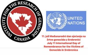 Read more about the article IGK traži od Generalne Skupštine UN-a proglašenje 11. jula Međunarodnim danom sjećanja na žrtve genocida u Srebrenici.