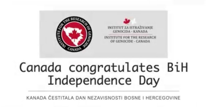 You are currently viewing Canadian congratulations on the Independence Day of Bosnia and Herzegovina