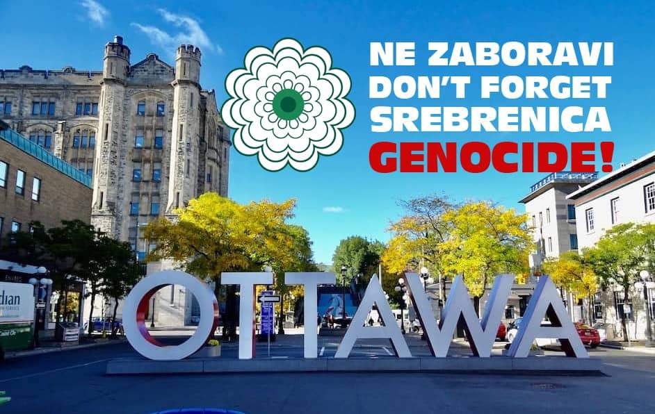 Read more about the article U glavnom gradu Kanade, Otavi, održan forum Rezolucija – Međunarodni dan sjećanja i komemoracije genocida u Srebrenici 1995.