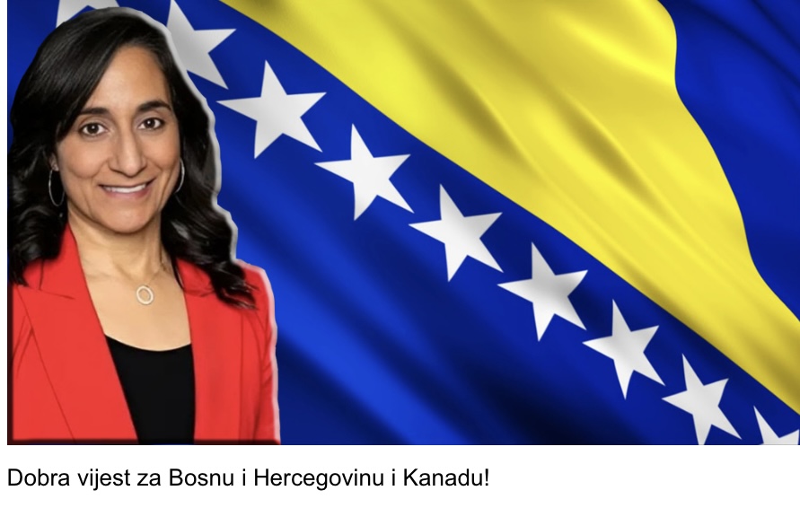 Read more about the article Dobra vijest  za Bosnu i Hercegovinu i Kanadu!