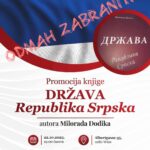 Hitan zahtjev za zabranu i nadzor događaja – Promocija knjige „Država Republika Srpska“ u Beču