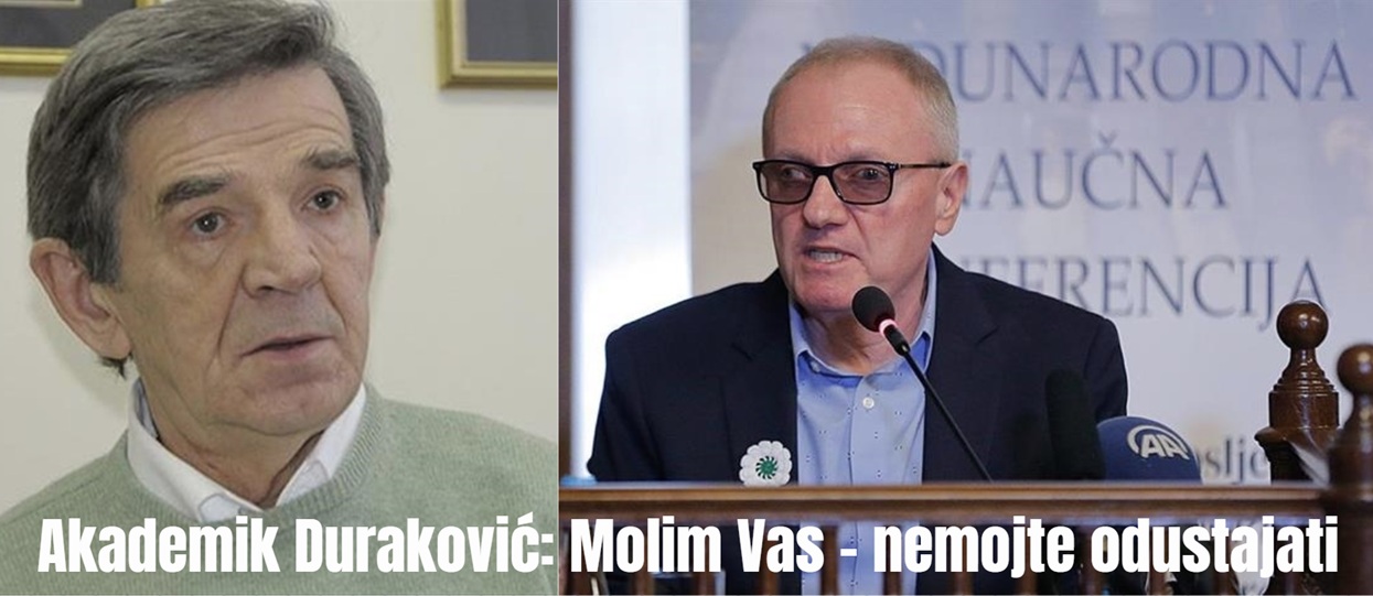 You are currently viewing AKADEMIK DURAKOVIĆ UPUTIO PISMO PODRŠKE DIREKTORU IGK RAMIĆU